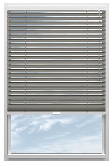 Purity, Satin Warm Grey - Clip Fit Venetian Blind